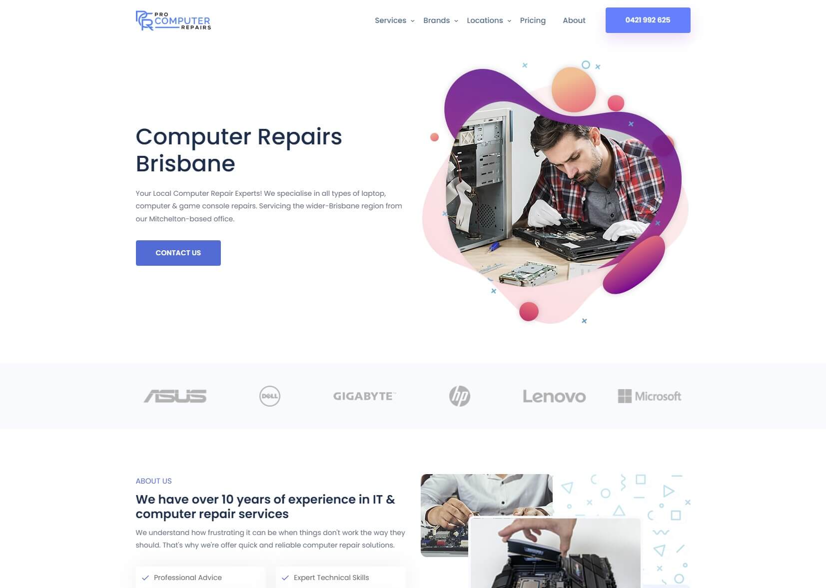 Pro Computer Repairs Home Page